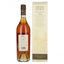 Cognac Leyrat Single Estate Cognac Vintage 2006 44% Vol. 0,7l dovanų dėžutėje