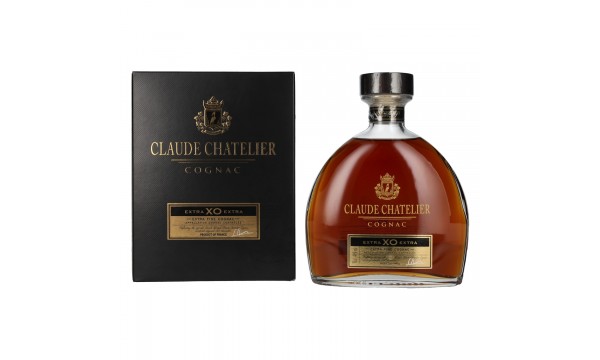 Claude Chatelier Extra XO Extra Fine Cognac 40% Vol. 0,7l dovanų dėžutėje
