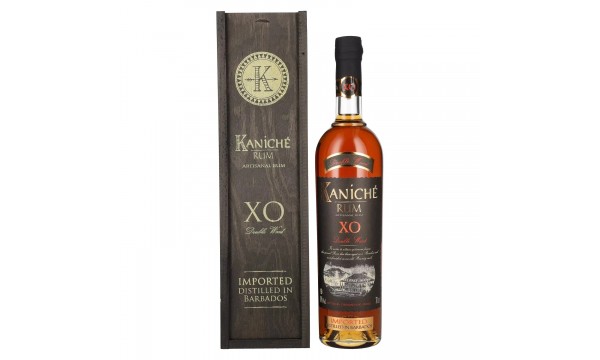 Kaniché Rum XO Double Wood Artisanal Rum 40% Vol. 0,7l medinėje dėžutėje