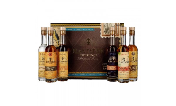 Plantation EXPERIENCE BOX Artisanal Rum 41% Vol. 6x0,1l dovanų dėžutėje Plantation EXPERIENCE BOX Artisanal Rum 41% Vol. 6x0,1l dovanų dėžutėje