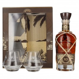 Plantation Rum BARBADOS XO 20th Anniversary 40% Vol. 0,7l dovanų dėžutėje su 2 taurelėmis