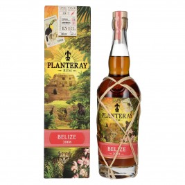 Planteray Rum BELIZE Double Aged Rum ONE-TIME Limited Edition 2008 48,3% Vol. 0,7l dovanų dėžutėje