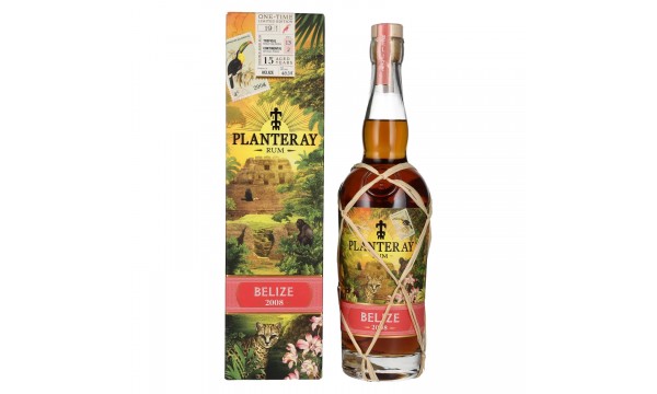 Planteray Rum BELIZE Double Aged Rum ONE-TIME Limited Edition 2008 48,3% Vol. 0,7l dovanų dėžutėje Planteray Rum BELIZE Double Aged Rum ONE-TIME Limited Edition 2008 48,3% Vol. 0,7l dovanų dėžutėje