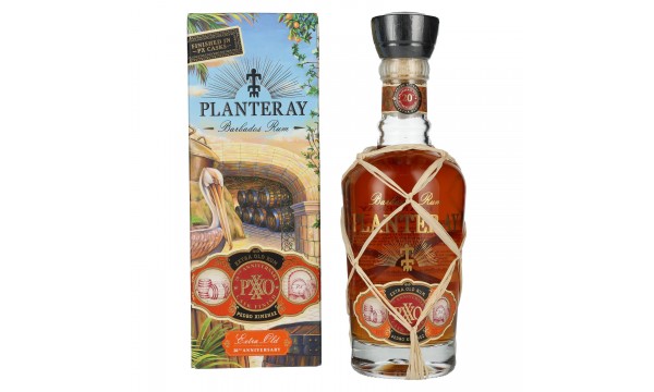 Planteray Rum PXXO 20th Anniversary Barbados Rum 40% Vol. 0,7l dovanų dėžutėje Planteray Rum PXXO 20th Anniversary Barbados Rum 40% Vol. 0,7l dovanų dėžutėje