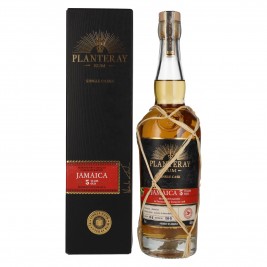 Planteray Rum JAMAICA 5 Years Old Curacao Cask Finish 46,9% Vol. 0,7l dovanų dėžutėje