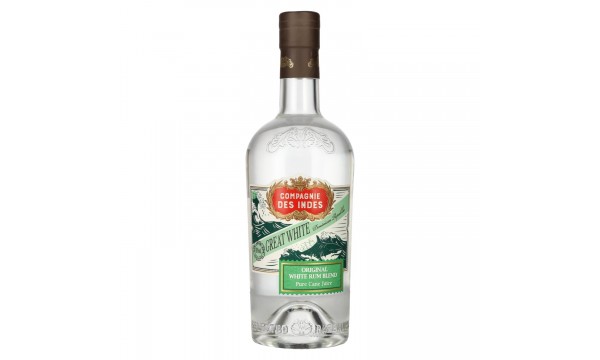 Compagnie des Indes GREAT WHITE Dominican Republic Original White Rum Blend 40% Vol. 0,7l Compagnie des Indes GREAT WHITE Dominican Republic Original White Rum Blend 40% Vol. 0,7l
