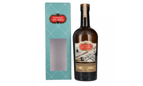 Compagnie des Indes BOULET DE CANON N°15 Limited Edition 46% Vol. 0,7l dovanų dėžutėje Compagnie des Indes BOULET DE CANON N°15 Limited Edition 46% Vol. 0,7l dovanų dėžutėje