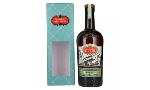 Compagnie des Indes LA SIRÈNE Original Rum Limited Edition 43% Vol. 0,7l dovanų dėžutėje Compagnie des Indes LA SIRÈNE Original Rum Limited Edition 43% Vol. 0,7l dovanų dėžutėje