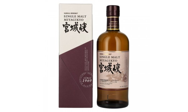 Nikka Miyagikyo Single Malt Whisky 45% Vol. 0,7l dovanų dėžutėje Nikka Miyagikyo Single Malt Whisky 45% Vol. 0,7l dovanų dėžutėje