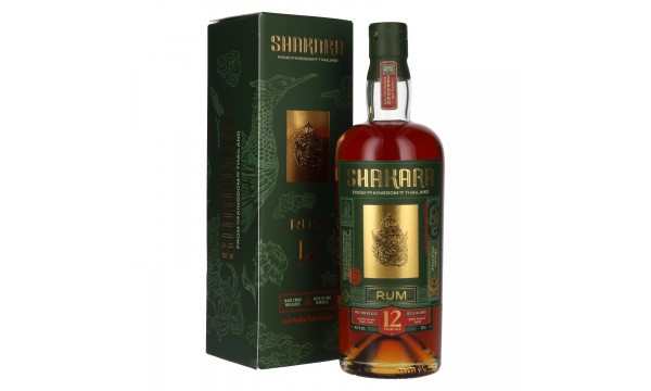 SHAKARA 12 Years Old Thailand Rum 45,7% Vol. 0,7l dovanų dėžutėje