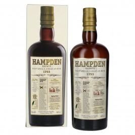Hampden Estate 1753 3 Years Old Pure Single Jamaican Rum 46% Vol. 0,7l dovanų dėžutėje