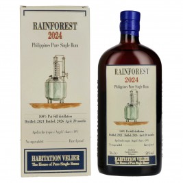 Habitation Velier RAINFOREST Philippines Pure Single Rum 2024 58% Vol. 0,7l dovanų dėžutėje