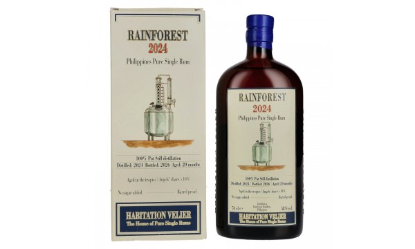 Habitation Velier RAINFOREST Philippines Pure Single Rum 2024 58% Vol. 0,7l dovanų dėžutėje Habitation Velier RAINFOREST Philippines Pure Single Rum 2024 58% Vol. 0,7l dovanų dėžutėje