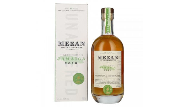 Mezan The Unaltered Rum Jamaica 2010 46% Vol. 0,7l dovanų dėžutėje