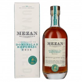 Mezan The Unaltered Rum Dominican Republic 2012 46% Vol. 0,7l dovanų dėžutėje