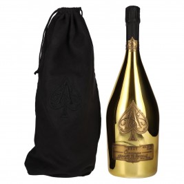 Armand de Brignac Champagne Brut Gold 12,5% Vol. 1,5l velveto maišelyje, briutas