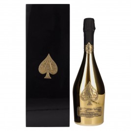 Armand de Brignac Champagne Brut Gold 12,5% Vol. 0,75l medinėje dėžėje, briutas