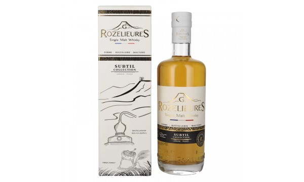 G. Rozelieures SUBTIL COLLECTION Single Malt Whisky 40% Vol. 0,7l dovanų dėžutėje