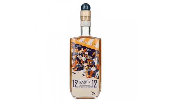 Pastis 12/12 Recette Originale Conçue à Saint-Tropez 45% Vol. 0,7l