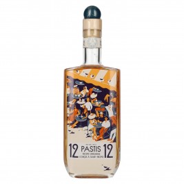 Pastis 12/12 Recette Originale Conçue à Saint-Tropez 45% Vol. 0,7l