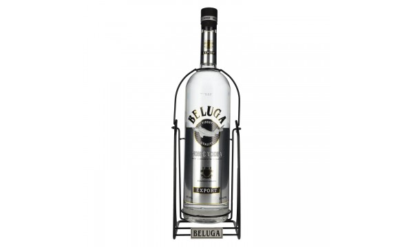 Beluga Noble Vodka EXPORT Montenegro 40% Vol. 3l su supynėmis