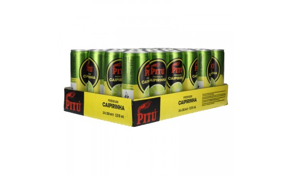 Pitú Premium Caipirinha 5,5% Vol. 24x0,25l Dosen Pfand