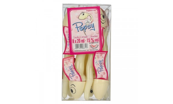 Krugmann Popsy Vanille-Karamel-Sahnelikör 15% Vol. 0,02l PET Krugmann Popsy Vanille-Karamel-Sahnelikör 15% Vol. 0,02l PET