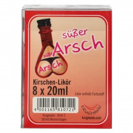 Sußer Arsch Kirschen Likör 15% Vol. 8x0,02l PET + kelnaitės