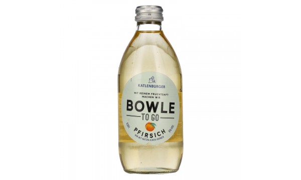 Katlenburger Bowle-To-Go Pfirsich 5% Vol. 0,33l
