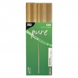 Bio-Strohhalme aus Stroh 20 cm 100 Stück