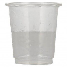 Becher PLA Stamperl pure GLASKLAR 4 cl 40 Stück