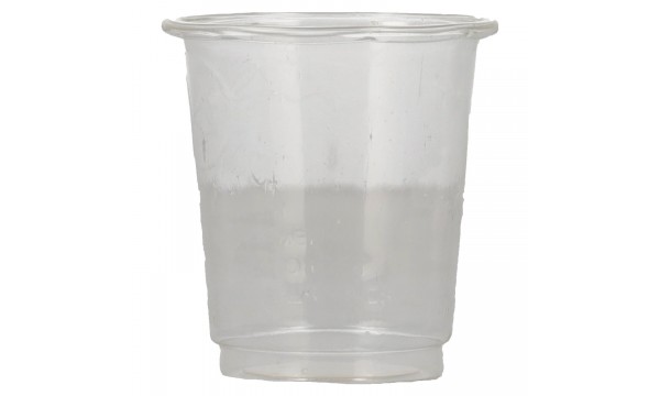 Becher PLA Stamperl pure GLASKLAR 4 cl 40 Stück