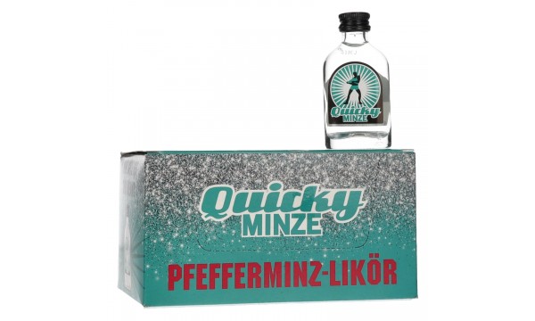 Quicky Minze Pfefferminzlikör 18% Vol. 20x0,02l