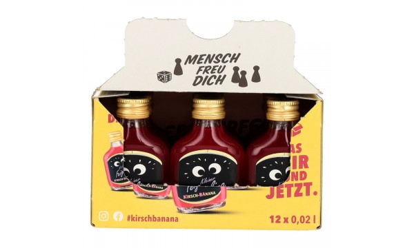 Kleiner Feigling Kirsch-Banana 15% Vol. 12x0,02l
