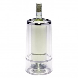 bottle cooler doppelwandig glasklar