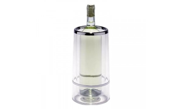 bottle cooler doppelwandig glasklar