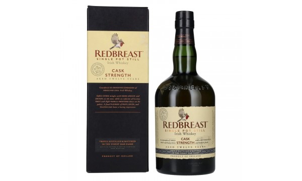 Redbreast 12 Years Old Single Pot Still CASK STRENGTH 57,5% Vol. 0,7l dovanų dėžutėje Redbreast 12 Years Old Single Pot Still CASK STRENGTH 57,5% Vol. 0,7l dovanų dėžutėje