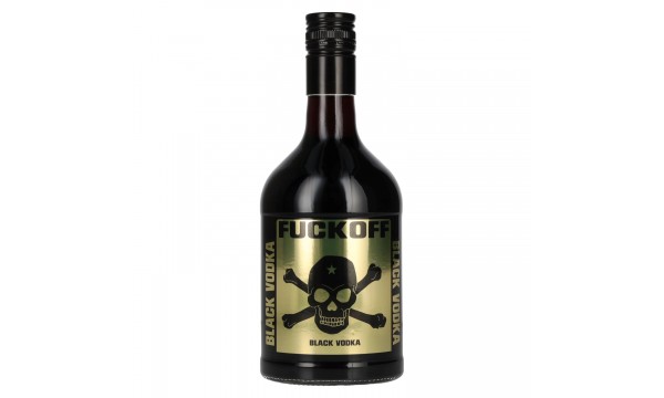 Fuckoff BLACK Vodka 40% Vol. 0,7l
