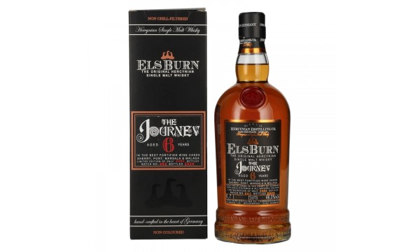 Elsburn 6 Years Old THE JOURNEY Single Malt Batch No. 002 2026 46% Vol. 0,7l dovanų dėžutėje Elsburn 6 Years Old THE JOURNEY Single Malt Batch No. 002 2026 46% Vol. 0,7l dovanų dėžutėje