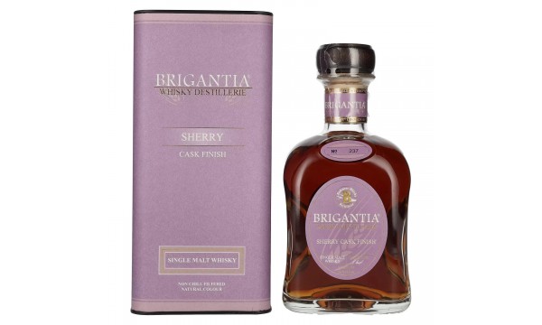 Steinhauser BRIGANTIA Single Malt Whisky SHERRY Cask Finish 46% Vol. 0,7l dovanų dėžutėje