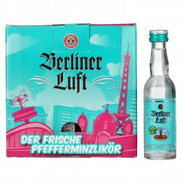 Berliner Luft DER FRISCHE Pfefferminzlikör 18% Vol. 24x0,04l