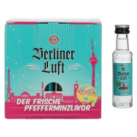 Berliner Luft DER FRISCHE Pfefferminzlikör 18% Vol. 24x0,02l