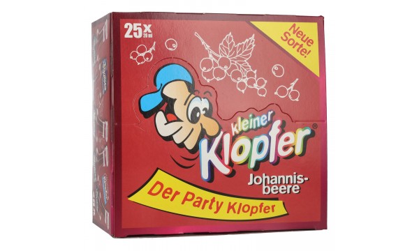 Kleiner Klopfer Johannisbeere 15% Vol. 25x0,02l