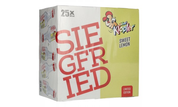 Kleiner Klopfer Siegfried Sweet Lemon 15% Vol. 25x0,02l