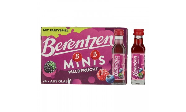 Berentzen Waldfrucht Minis 16% Vol. 24x0,02l