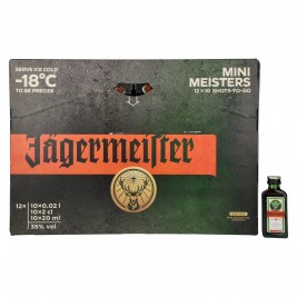 Jägermeister 35% Vol. 12x10x0,02l