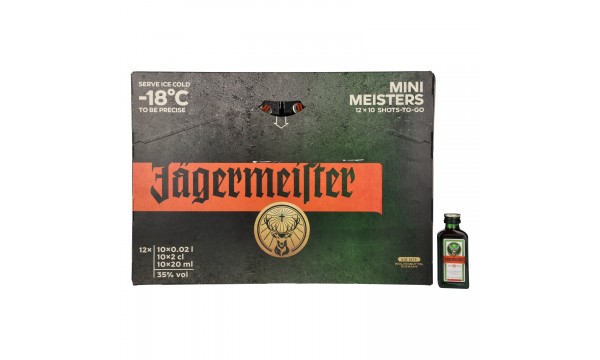 Jägermeister 35% Vol. 12x10x0,02l
