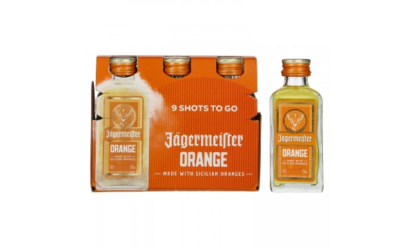 Jägermeister Orange 33% Vol. 9x0,02l Jägermeister Orange 33% Vol. 9x0,02l