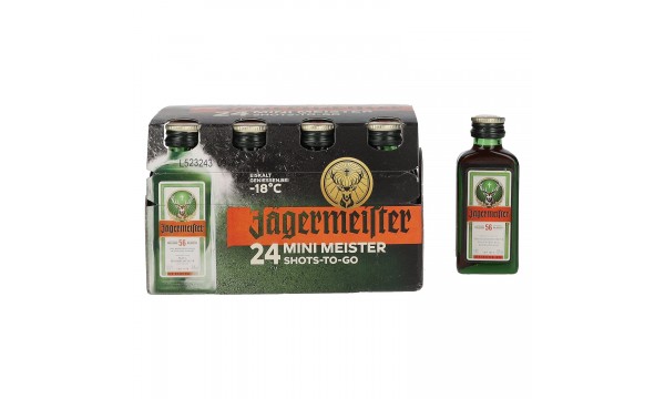 Jägermeister 35% Vol. 24x0,02l