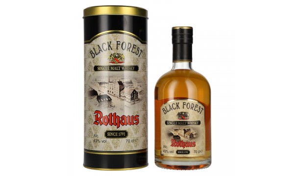 Black Forest Rothaus Single Malt Whisky Edition No. 15 43% Vol. 0,7l dovanų dėžutėje